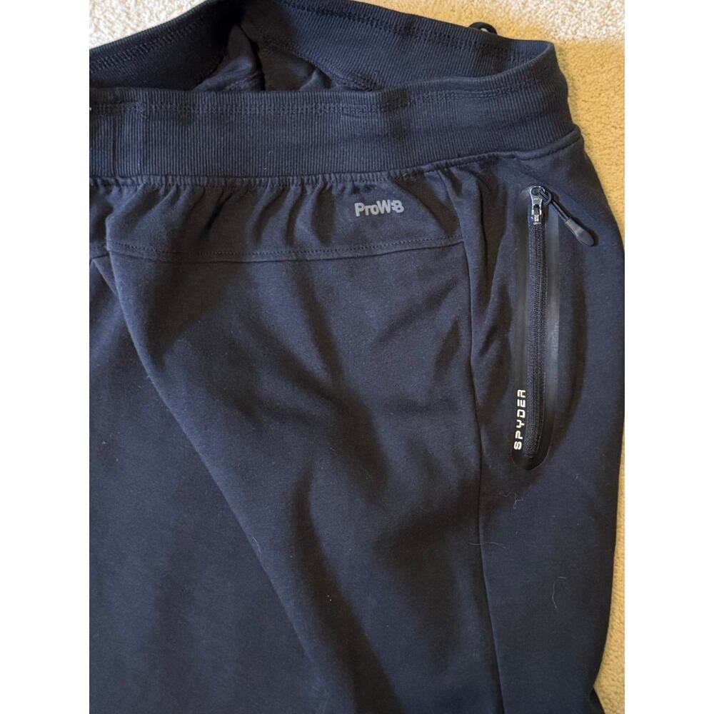 SPYDER Active ProWeb Tapered Leg Performance Joggers Black Men's Size S - Picture 6 of 15